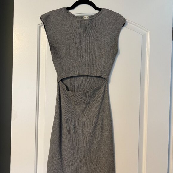 ARITZIA Wilfred Free  Cut-out Knit Mini Dress - Picture 2 of 3